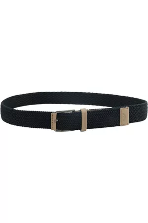 Emporio Armani Uomo Cinture - Belts Black Nero, Uomo, Taglia: 95 CM
