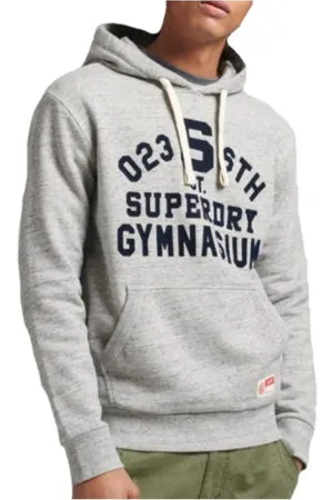 Superdry Uomo, Felpe, Grigio, S, new