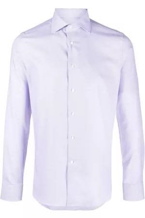 CANALI Uomo Camicie - Blouses Shirts Viola, Uomo, Taglia: 7XL