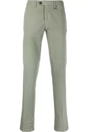 CANALI Uomo Pantaloni chinos - Chino Verde, Uomo, Taglia: XL