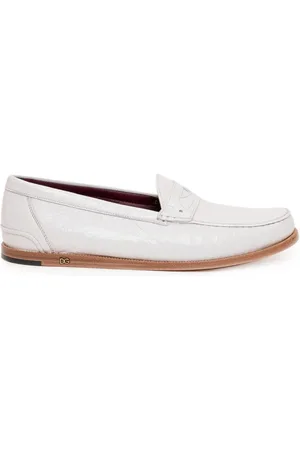 Mocassini e Loafer nel colore bianco per uomo in saldo Black Friday FASHIOLA