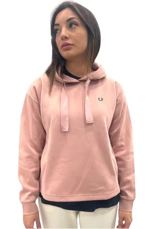Fred Perry Hoodies Rosa, Donna, Taglia: XS