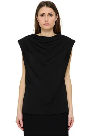FEDERICA TOSI Donna, Top, Nero, S, new