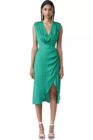 Suncoo Donna Vestiti midi - Midi Dresses Verde, Donna, Taglia: M