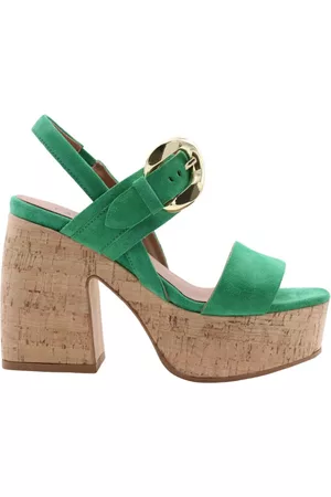 carmens Donna Scarpe con i tacchi - High Heel Sandals Verde, Donna, Taglia: 41 EU