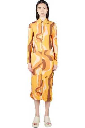 REJINA PYO Donna, Abiti, Arancione, L, new