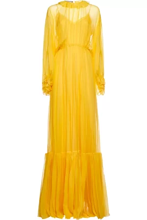Gucci Maxi Dresses Giallo, Donna, Taglia: S