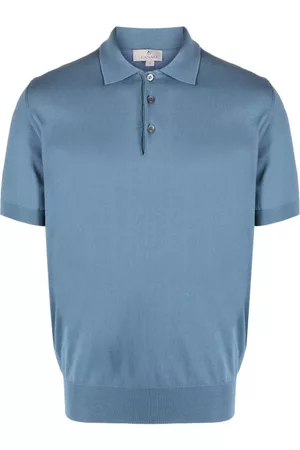 CANALI Uomo Polo - Polo Shirts Blu, Uomo, Taglia: 2XL