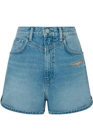 Pepe Jeans Donna, Pantaloncini, Blu, W25, new
