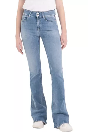 Replay Donna Pantaloni - Flared Jeans Blu, Donna, Taglia: W29