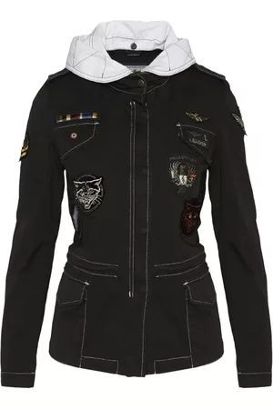 Aeronautica Militare Donna Giacche di jeans - Giacca di jeans Nero, Donna, Taglia: M