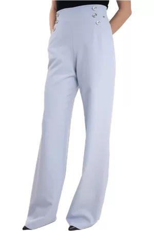 Kocca Donna Pantaloni - Wide Trousers Blu, Donna, Taglia: XL