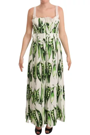 Dolce & Gabbana Donna Vestiti lunghi - Maxi vestito giornaliero Verde, Donna, Taglia: 2XL