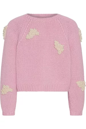 Custommade Donna Camicie - Maglieria con scollo rotondo Rosa, Donna, Taglia: XS