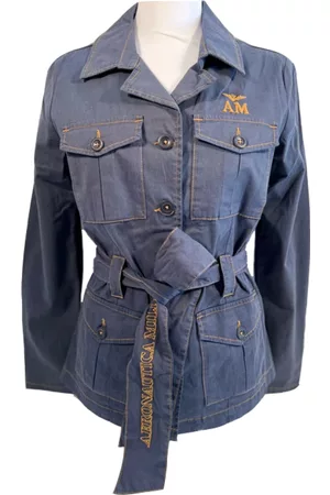 Aeronautica Militare Donna Giacche di jeans - Giacca di jeans Blu, Donna, Taglia: XL