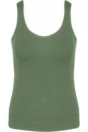 Bomboogie Donna Camicie - Top Sleeveles Verde, Donna, Taglia: L