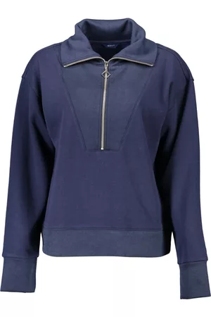 GANT Donna Felpe - Sweatshirt Blu, Donna, Taglia: M