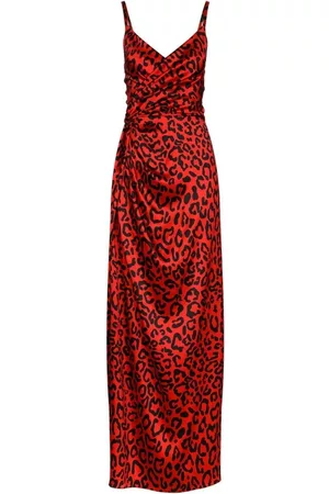 Dolce & Gabbana Donna Vestiti lunghi - Abito estivo da giorno Rosso, Donna, Taglia: 2XS