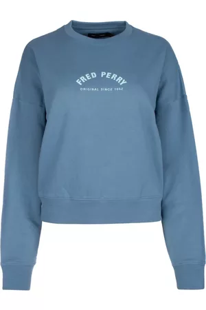 Fred Perry Donna T-shirt - Maglia Blu, Donna, Taglia: XS