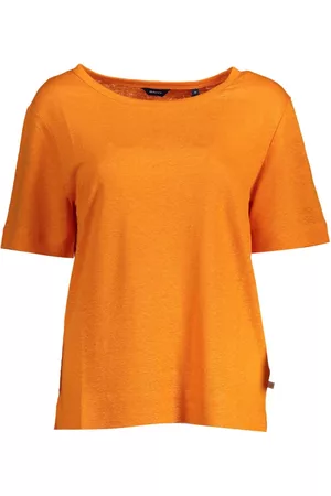 GANT Donna T-shirt - T-Shirt Arancione, Donna, Taglia: L