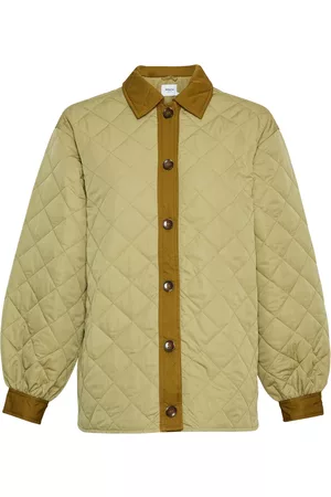 Moss Copenhagen Donna Giacche - Illian Quilt Jacket Beige, Donna, Taglia: S/M
