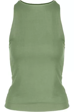 Bomboogie Donna Camicie - Top Sleeveles Verde, Donna, Taglia: XL