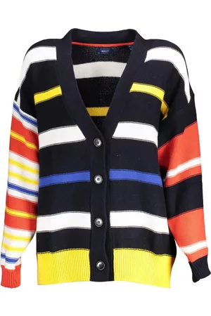 GANT Donna Cardigan - Cardigan Blu, Donna, Taglia: L
