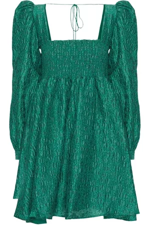 Custommade Donna Vestiti eleganti - Abito da giorno a breve Verde, Donna, Taglia: XS