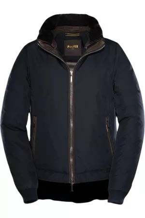 MOORER Uomo Giacche bomber - Giacca bomber Blu, Uomo, Taglia: 5XL