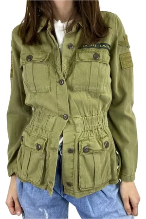 Aeronautica Militare Donna Giacche - Coats Verde, Donna, Taglia: L