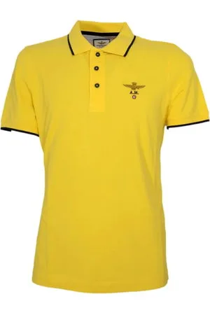 Aeronautica Militare Uomo, Top, Giallo, M, new
