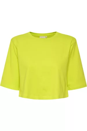 Gestuz Donna T-shirt - T-Shirts Giallo, Donna, Taglia: L