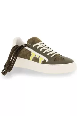 Salvatore Ferragamo Uomo Scarpe sportive - Scarpe da ginnastica Verde, Uomo, Taglia: 39 EU