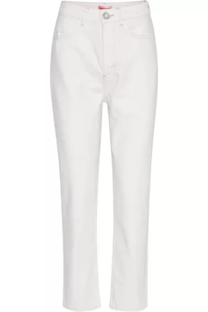 Custommade Donna Jeans slim & sigaretta - Slim-fit Trousers Bianco, Donna, Taglia: XS