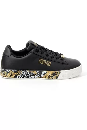 VERSACE Donna Scarpe sportive - Scarpe da ginnastica Nero, Donna, Taglia: 36 EU