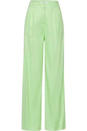 Brax Donna Pantaloni - Wide Trousers Verde, Donna, Taglia: L