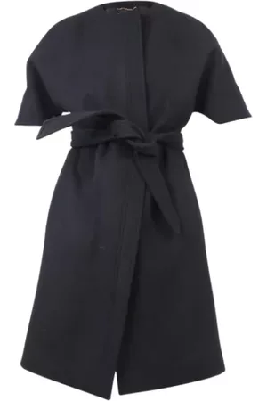Saint Laurent Donna Abbigliamento vintage - Pre-owned Lana outerwear Nero, Donna, Taglia: S