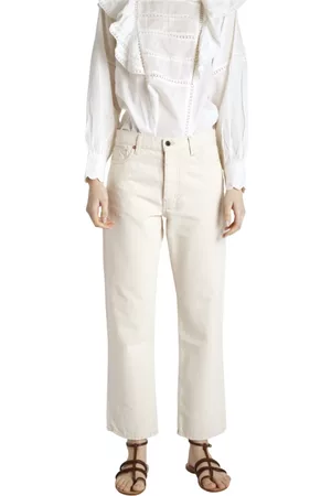 Bellerose Donna Pantaloni chinos - Straight Trousers Beige, Donna, Taglia: W27