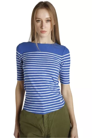 Bellerose Donna Polo - T-Shirts Blu, Donna, Taglia: M