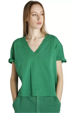 Bellerose Donna Polo - T-Shirts Verde, Donna, Taglia: M