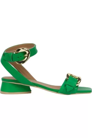 carmens Donna Sandali - Sandali Verdi CON Fascia Regolabile Verde, Donna, Taglia: 39 EU