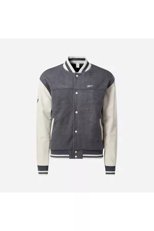 Reebok Uomo Giacche bomber - Bomber Jackets Grigio, Uomo, Taglia: L