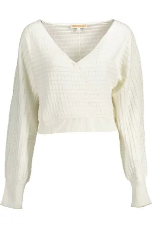 Kocca Donna Camicie - V-neck Knitwear Bianco, Donna, Taglia: M