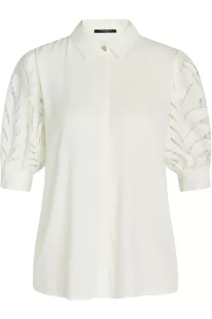Bruuns Bazaar Donna Bluse - Blouses Bianco, Donna, Taglia: L