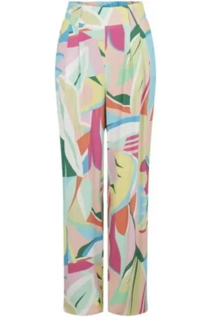 Naf-naf Donna, Pantaloni, Multicolore, L, new