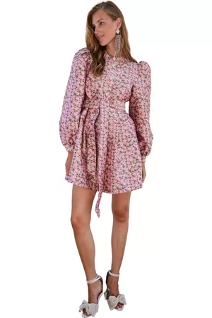 Custommade Donna Vestiti eleganti - Abito da giorno a breve Rosa, Donna, Taglia: S
