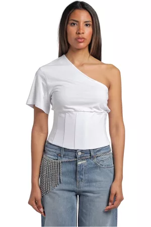 FEDERICA TOSI Donna, Top, Bianco, S, new