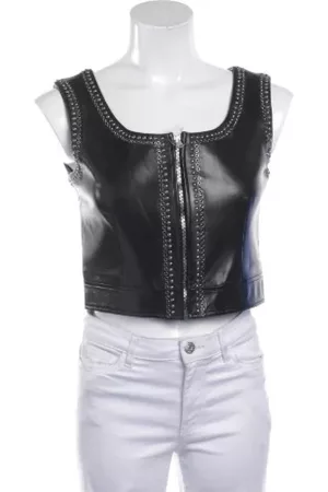 Prada Donna Abbigliamento vintage - Pre-owned Cuoio tops Nero, Donna, Taglia: M