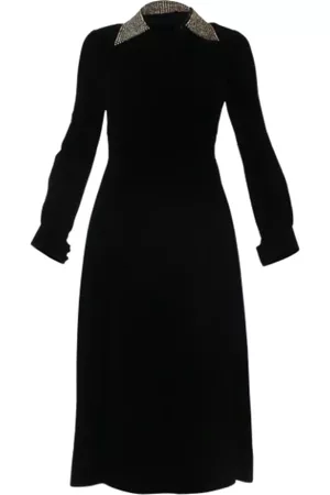 Saint Laurent Donna Vestiti midi - Pre-owned Viscose Dress Nero, Donna, Taglia: M