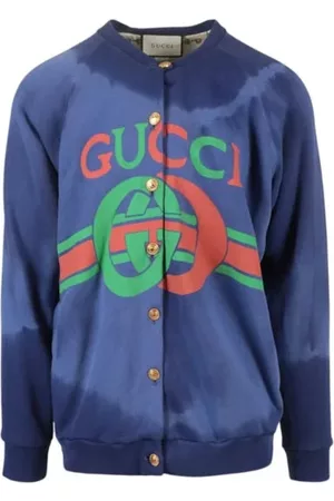 Gucci Donna Abbigliamento vintage - Pre-owned Cotone outerwear Blu, Donna, Taglia: S